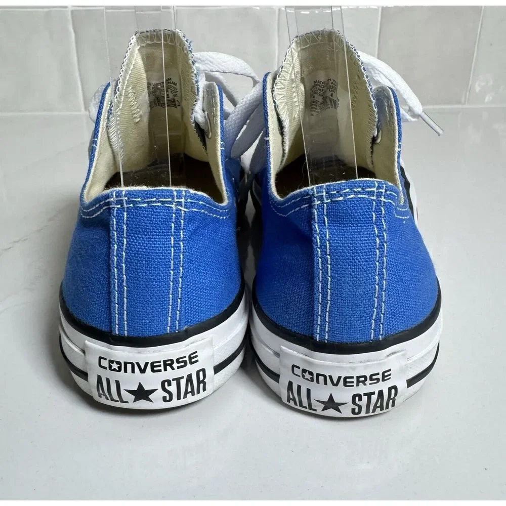 Converse Chuck Taylor All Star Low Top Blue Unisex Big Kid Sneakers M4/W6